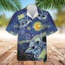 Van Gogh Starry Night Aloha Baby Yoda Star Wars Hawaiian Shirt Gift For Mandalorian Fans Van Gogh Starry Night Aloha Baby Yoda Star Wars Hawaiian Shirt Gift For Mandalorian Fans