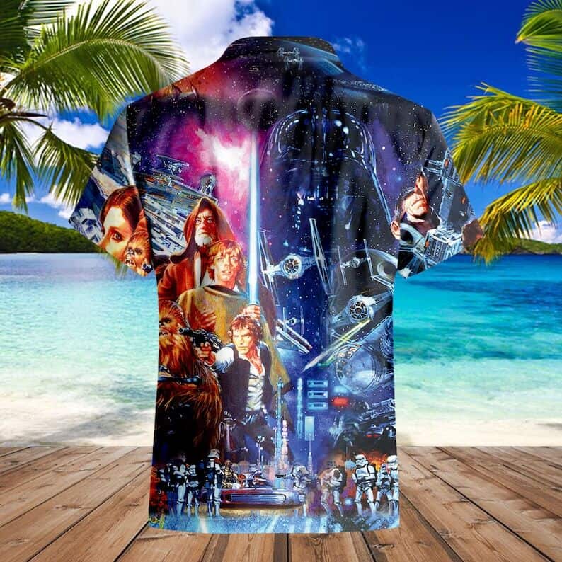 Star Wars Characters Darth Vader Hawaiian Shirt Birthday Gift For Dad From Son Star Wars Characters Darth Vader Hawaiian Shirt Birthday Gift For Dad From Son