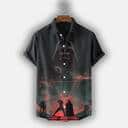 Black Aloha Spaceship Star Wars Synthwave Darth Vader Hawaiian Shirt Black Aloha Spaceship Star Wars Synthwave Darth Vader Hawaiian Shirt