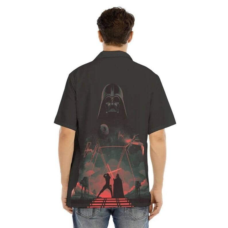 Black Aloha Spaceship Star Wars Synthwave Darth Vader Hawaiian Shirt Black Aloha Spaceship Star Wars Synthwave Darth Vader Hawaiian Shirt