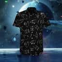 Black Aloha Star Wars Darth Vader Lightsaber Stormtroopers Hawaiian Shirt