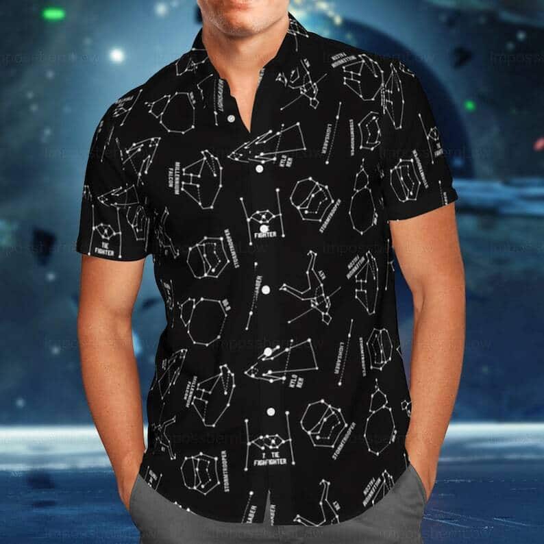 Black Aloha Star Wars Darth Vader Lightsaber Stormtroopers Hawaiian Shirt Black Aloha Star Wars Darth Vader Lightsaber Stormtroopers Hawaiian Shirt
