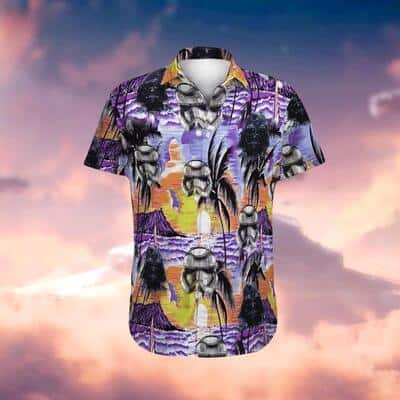 Darth Vader & Stormtrooper Star Wars Hawaiian Shirt Sunset Beach Vacation Gift