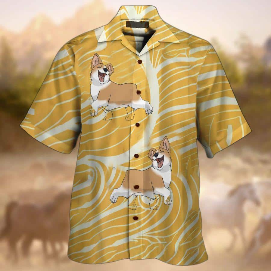 Corgi Hawaiian Shirt Funny Gift For Dog Lovers