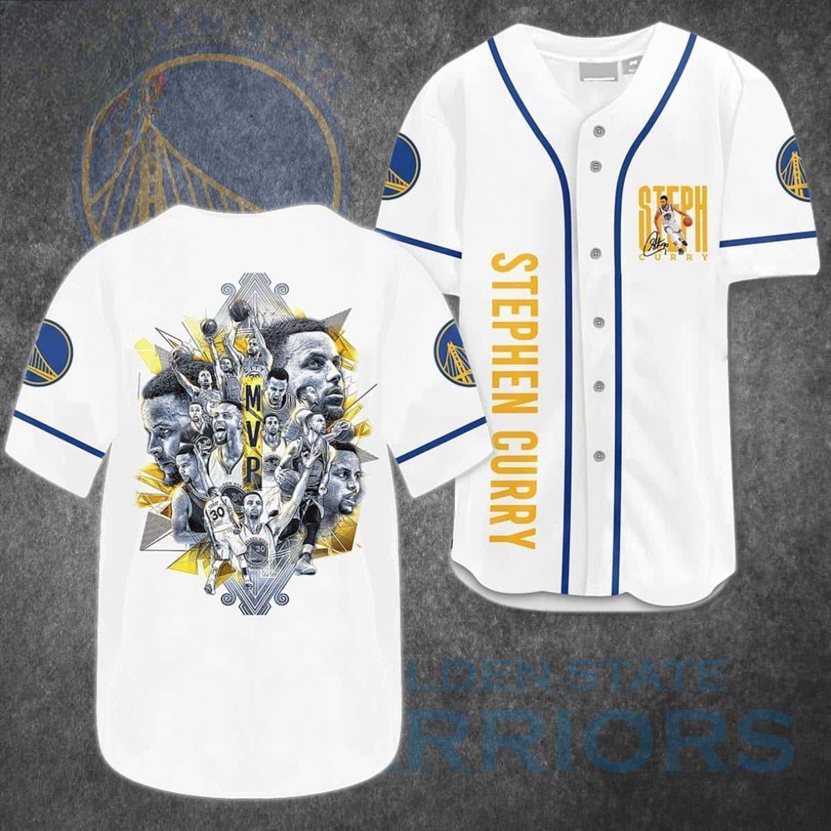 NBA Golden State Warriors Stephen Curry Baseball Jersey NBA Golden State Warriors Stephen Curry Baseball Jersey