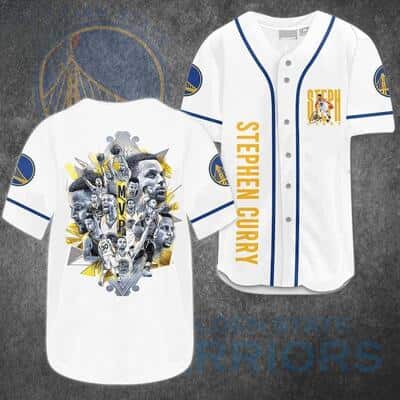 NBA Golden State Warriors Stephen Curry Baseball Jersey