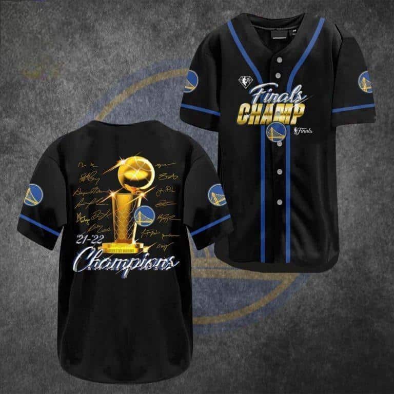 Golden State Warriors Baseball Jersey 21-22 Champions NBA Fans Gift Golden State Warriors Baseball Jersey 21-22 Champions NBA Fans Gift