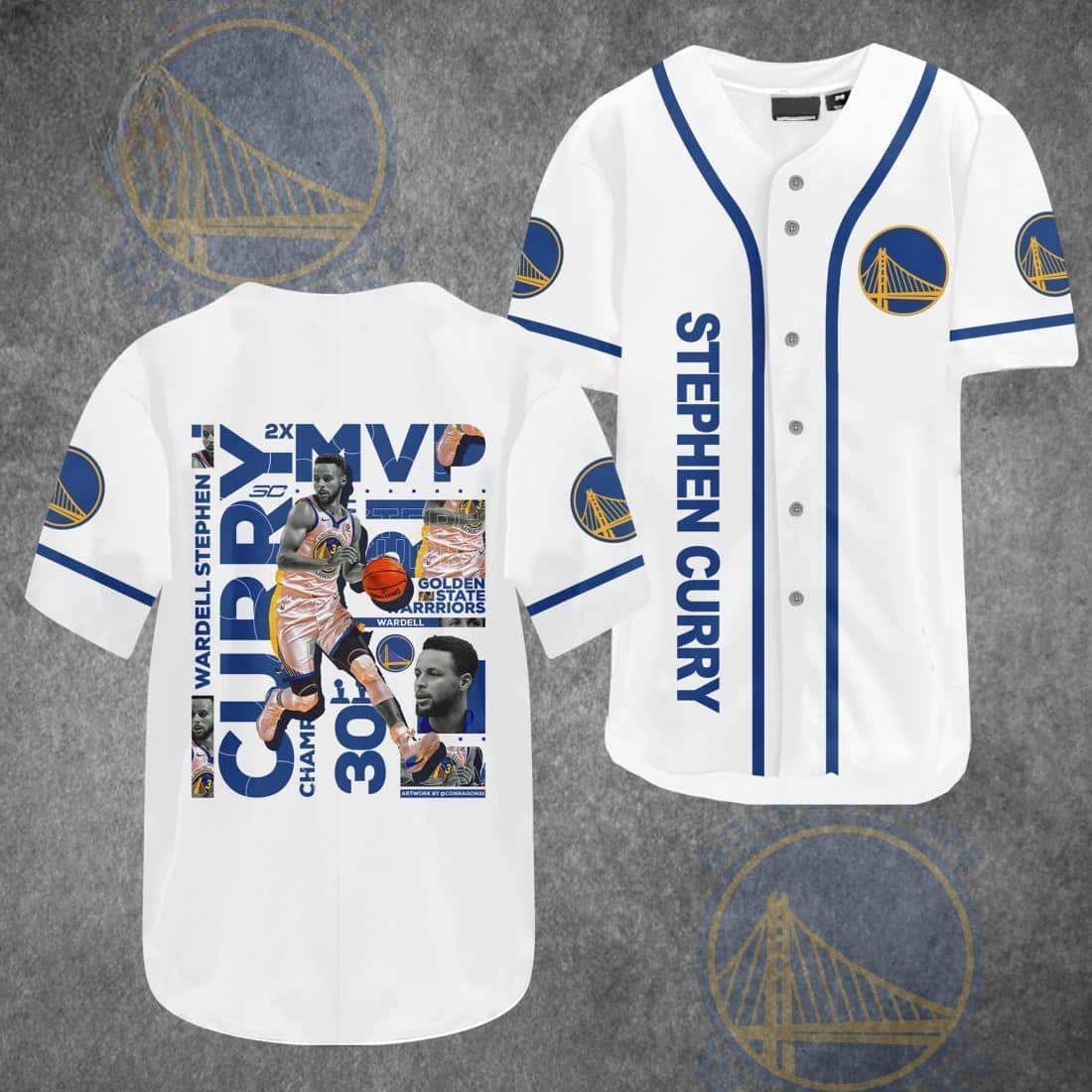 NBA Golden State Warriors Baseball Jersey Wardell Stephen Curry NBA Golden State Warriors Baseball Jersey Wardell Stephen Curry