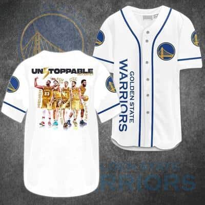 NBA Golden State Warriors Baseball Jersey Unstoppable Team