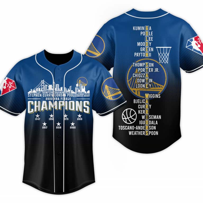 NBA Golden State Warriors Baseball Jersey Best Basketball Gift NBA Golden State Warriors Baseball Jersey Best Basketball Gift