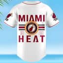 NBA Miami Heat 1988 White Baseball Jersey Gift For Him NBA Miami Heat 1988 White Baseball Jersey Gift For Him