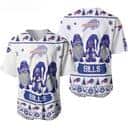 NFL Buffalo Bills Baseball Jersey Christmas Gnomes NFL Buffalo Bills Baseball Jersey Christmas Gnomes