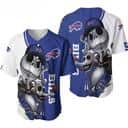 NFL Buffalo Bills Baseball Jersey Jack Skellington And Zero