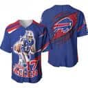 NFL Buffalo Bills Baseball Jersey Josh Allen 17 Sports Gift For Him NFL Buffalo Bills Baseball Jersey Josh Allen 17 Sports Gift For Him