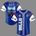 NFL Buffalo Bills Baseball Jersey Gift For Sporty Husband