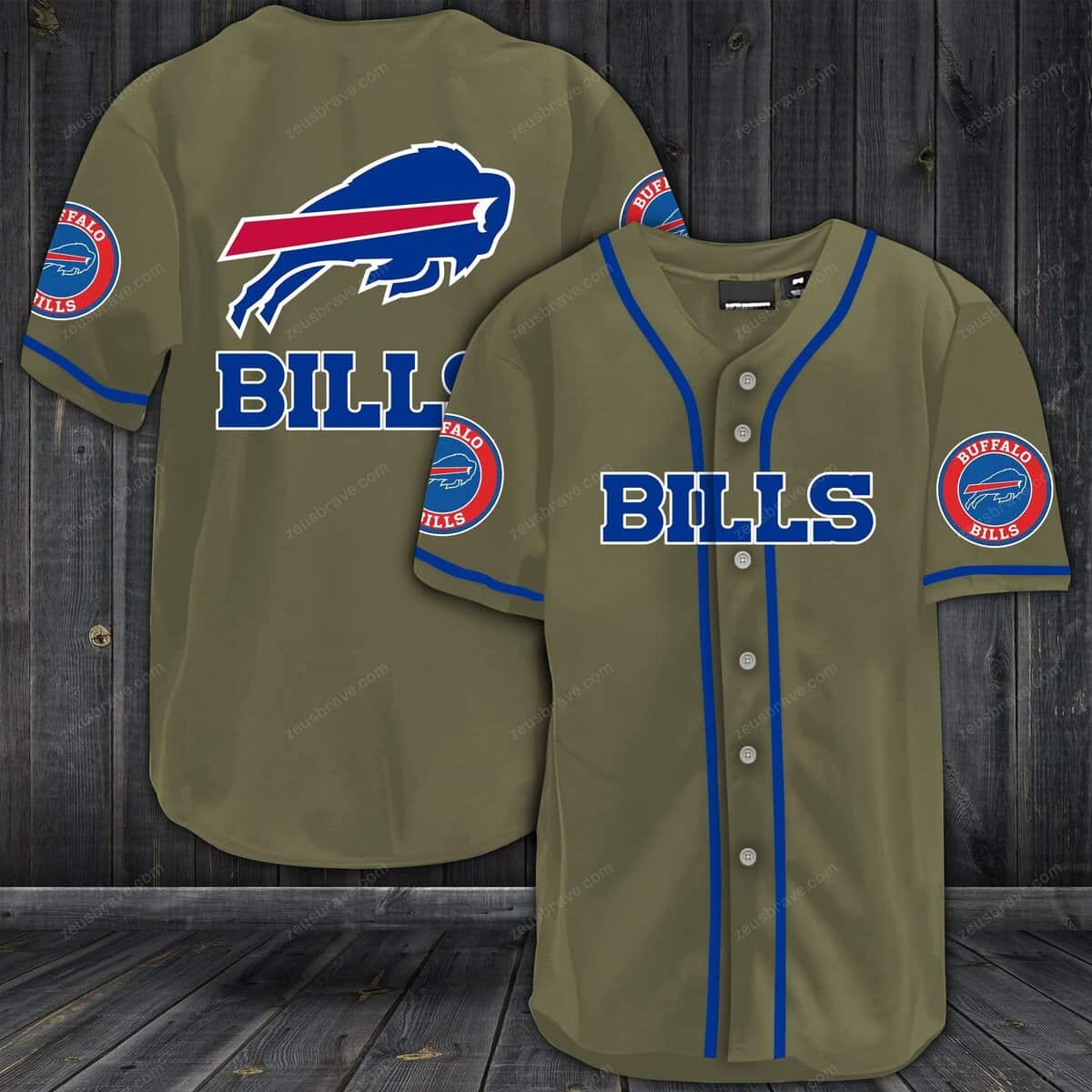 NFL Buffalo Bills Baseball Jersey Sport Gift For Best Friend