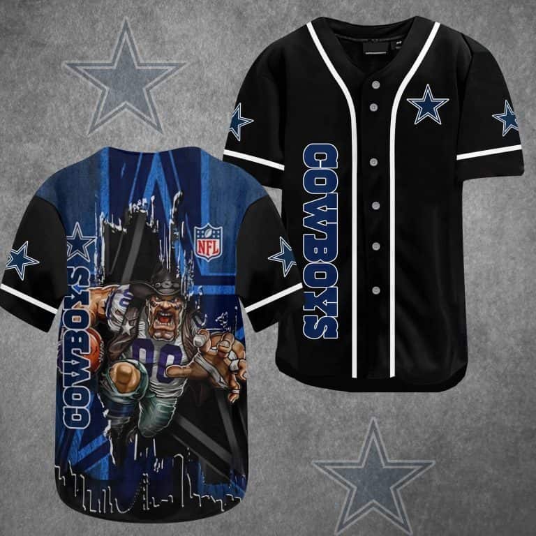 Dallas Cowboys Baseball Jersey Gift For NFL Fans Dallas Cowboys Baseball Jersey Gift For NFL Fans