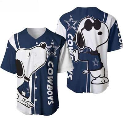 Cool Snoopy NFL Dallas Cowboys Baseball Jersey Gift For Best Friend Cool Snoopy NFL Dallas Cowboys Baseball Jersey Gift For Best Friend