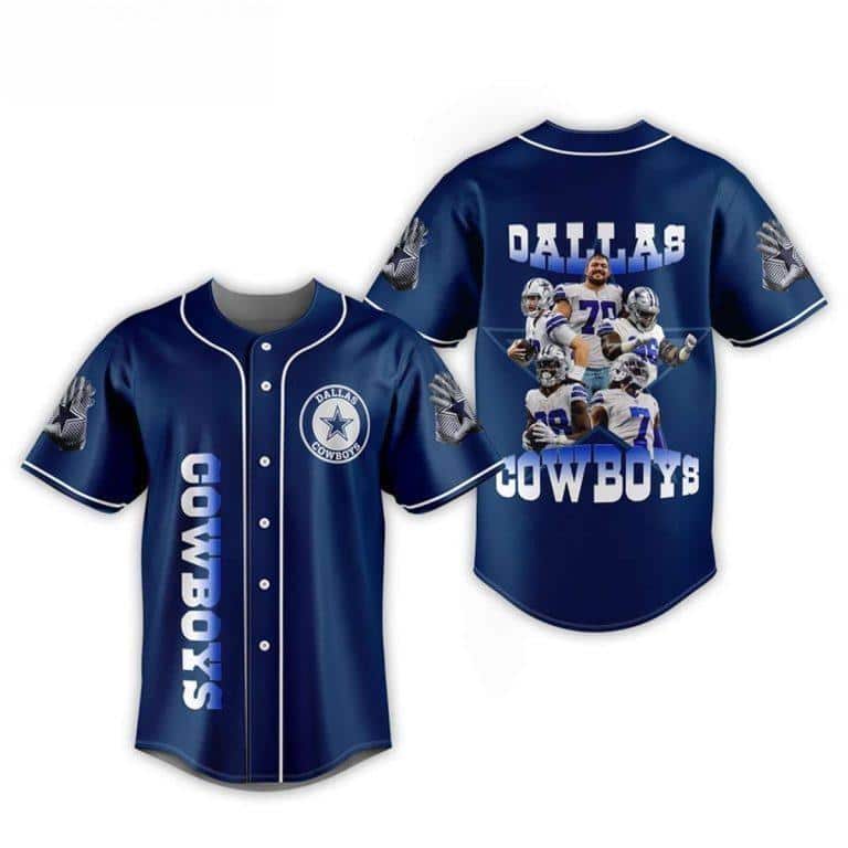 NFL Dallas Cowboys Baseball Jersey Gift For Sport Dad NFL Dallas Cowboys Baseball Jersey Gift For Sport Dad