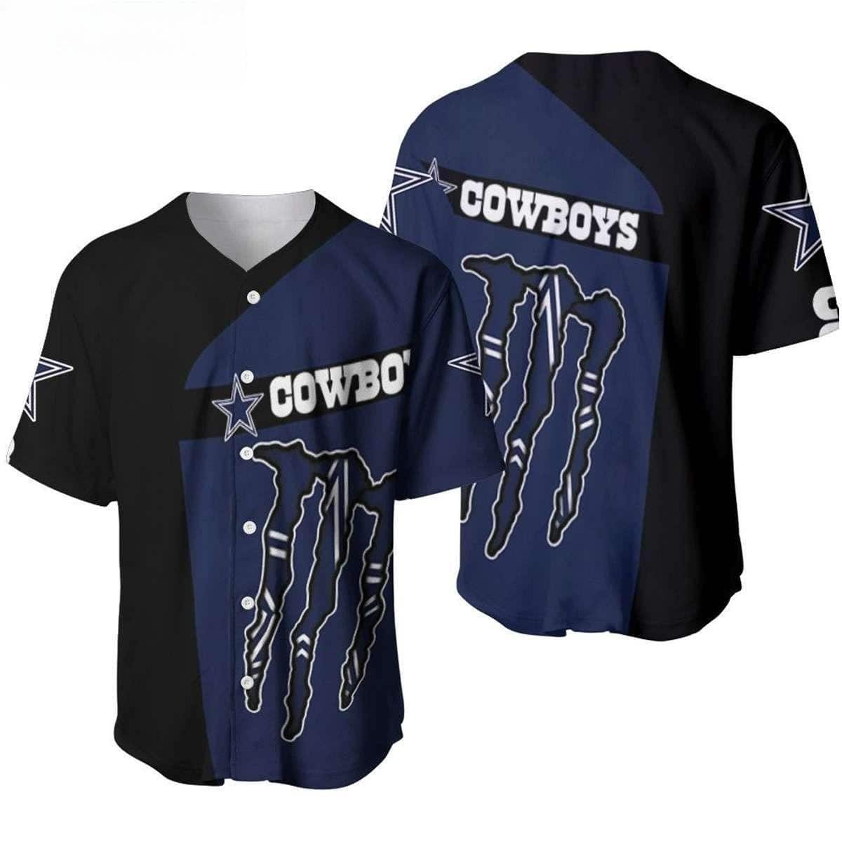 NFL Dallas Cowboys Baseball Jersey Monster Energy