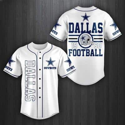 NFL Dallas Cowboys Baseball Jersey Best Gift For Football Fans NFL Dallas Cowboys Baseball Jersey Best Gift For Football Fans