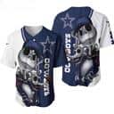 Jack Skellington And Zero NFL Dallas Cowboys Baseball Jersey Jack Skellington And Zero NFL Dallas Cowboys Baseball Jersey