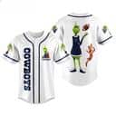 Personalized NFL Dallas Cowboys Baseball Jersey Grinch With Ball Custom Name