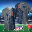 Personalized NFL Dallas Cowboys Baseball Jersey Custom Name Personalized NFL Dallas Cowboys Baseball Jersey Custom Name