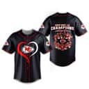 Super Bowl LIV Champions NFL Kansas City Chiefs Baseball Jersey Super Bowl LIV Champions NFL Kansas City Chiefs Baseball Jersey