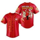 Super Bowl Champions Kansas City Chiefs Baseball Jersey Super Bowl Champions Kansas City Chiefs Baseball Jersey