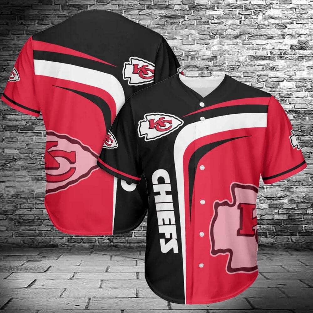 NFL Kansas City Chiefs Baseball Jersey For Chiefs Fans NFL Kansas City Chiefs Baseball Jersey For Chiefs Fans