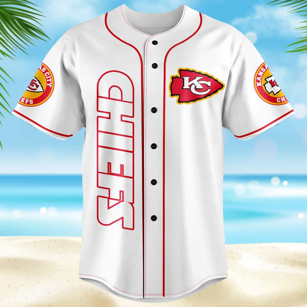 Kansas City Chiefs Super Bowl Champions Baseball Jersey Kansas City Chiefs Super Bowl Champions Baseball Jersey