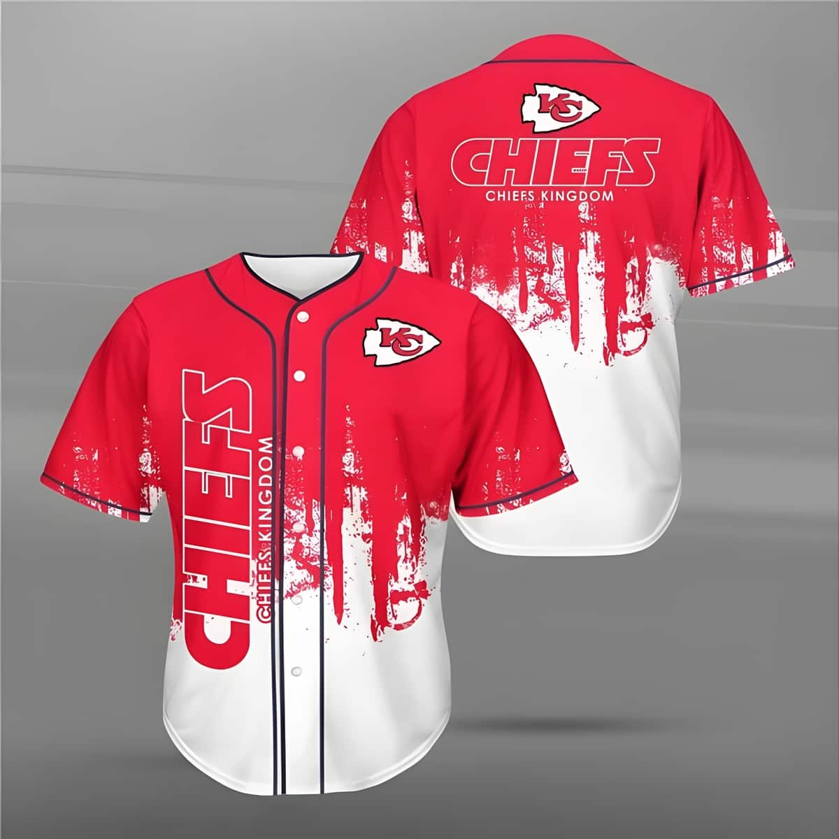 NFL Kansas City Chiefs Kingdom Baseball Jersey