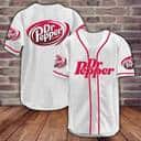White Dr Pepper Baseball Jersey Gift For Beer Lovers