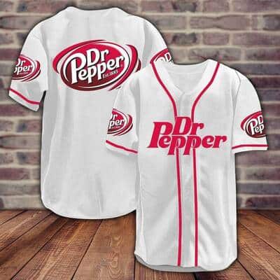 White Dr Pepper Baseball Jersey Gift For Beer Lovers White Dr Pepper Baseball Jersey Gift For Beer Lovers