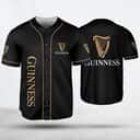 Black Guinness Beer Baseball Jersey Gift For Sport Dad Black Guinness Beer Baseball Jersey Gift For Sport Dad