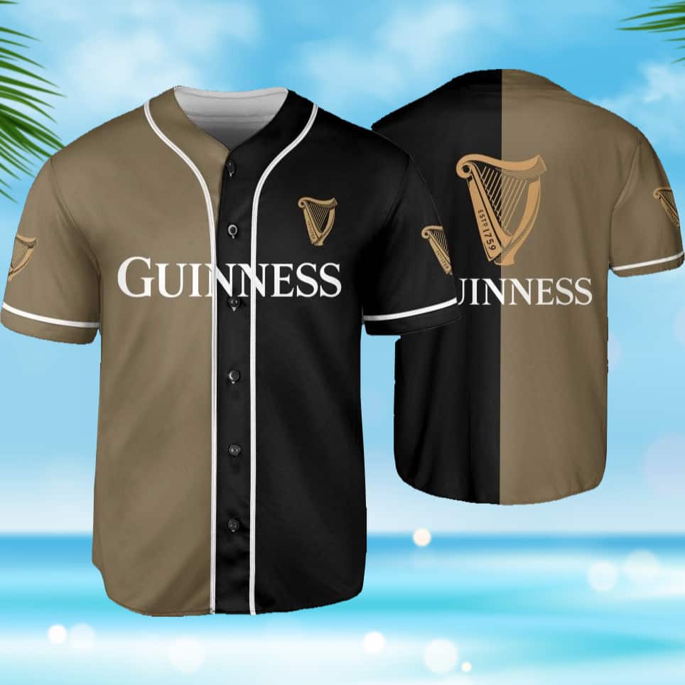 Guinness Baseball Jersey Dual Colors Gift For Beer Drinkers Guinness Baseball Jersey Dual Colors Gift For Beer Drinkers