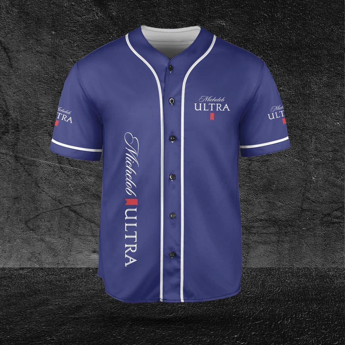 Classic Blue Michelob ULTRA Baseball Jersey Gift For Beer Lovers Classic Blue Michelob ULTRA Baseball Jersey Gift For Beer Lovers