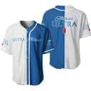 White And Blue Split Michelob ULTRA Baseball Jersey Beer Lovers Gift