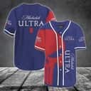 Red Skull Michelob ULTRA Baseball Jersey Gift For Beer Lovers