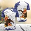 Michelob ULTRA Beer Baseball Jersey Anheuser Eagle Logo Michelob ULTRA Beer Baseball Jersey Anheuser Eagle Logo