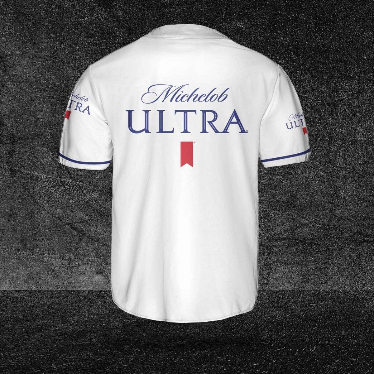 Michelob ULTRA Beer Baseball Jersey Gift For Sporty Husband Michelob ULTRA Beer Baseball Jersey Gift For Sporty Husband
