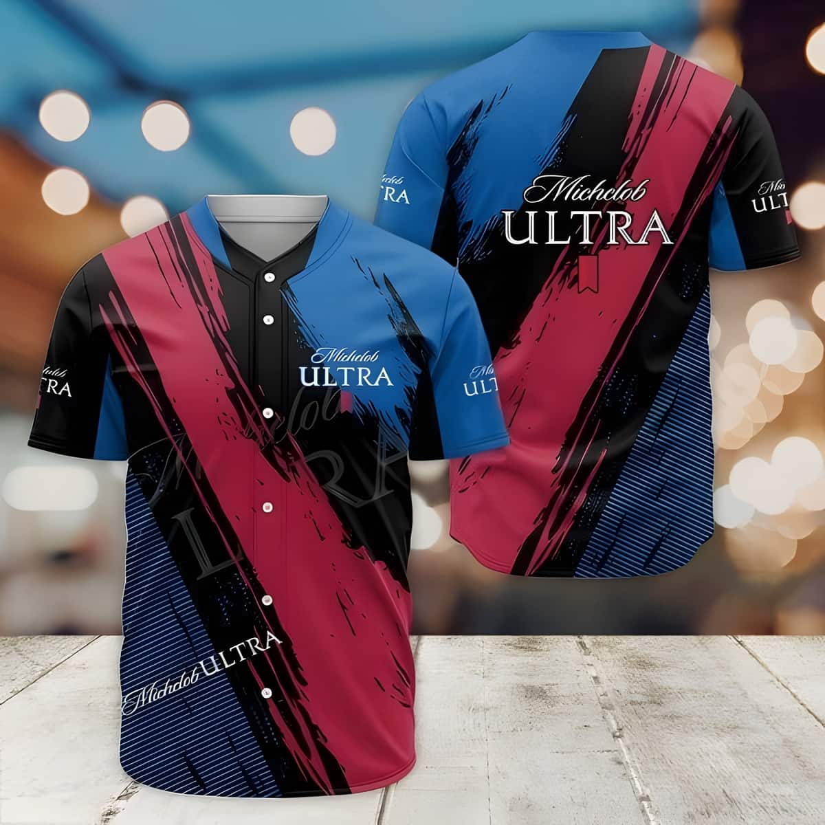 Michelob ULTRA Baseball Jersey Gift For Beer Drinkers Michelob ULTRA Baseball Jersey Gift For Beer Drinkers