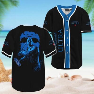 Michelob ULTRA Baseball Jersey Jason Voorhees Friday The 13th