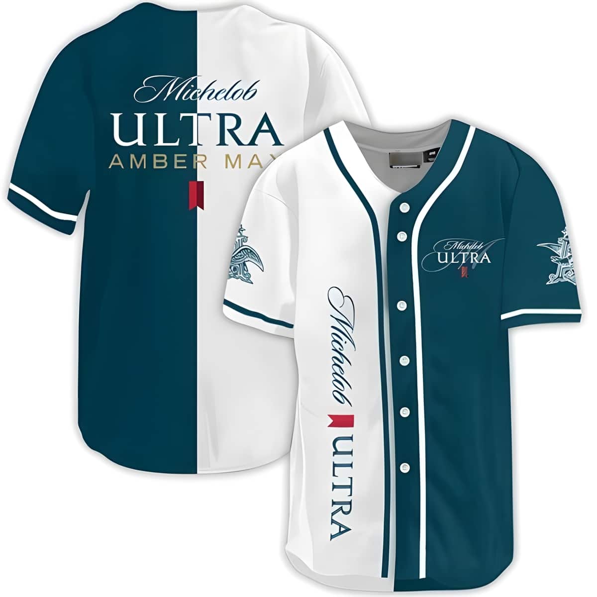 Amber Max Michelob ULTRA Baseball Jersey Best Gift For Beer Lovers Amber Max Michelob ULTRA Baseball Jersey Best Gift For Beer Lovers