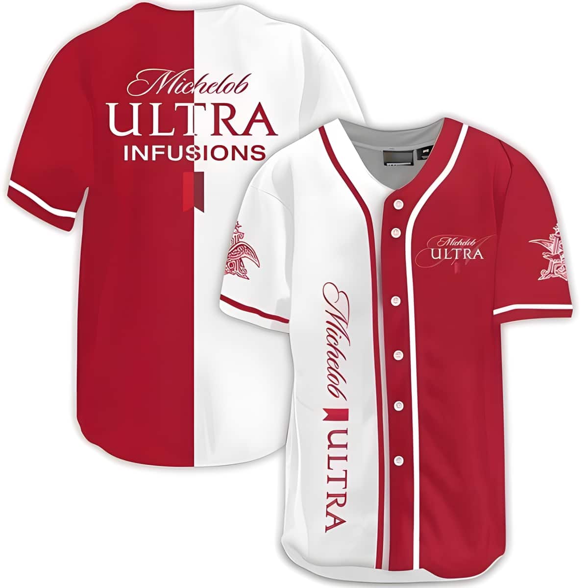 Michelob ULTRA Infusions Baseball Jersey Beer Lovers Gift Michelob ULTRA Infusions Baseball Jersey Beer Lovers Gift