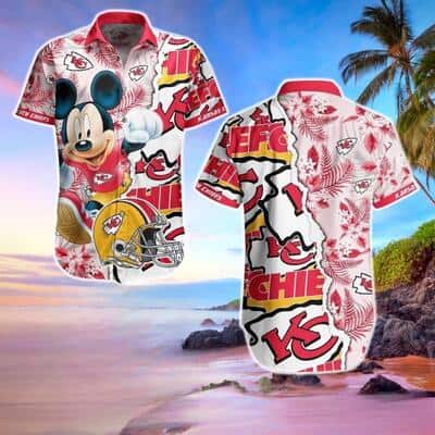 Summer Aloha NFL Kansas City Chiefs Hawaiian Shirt Tropical Flower Pattern Summer Aloha NFL Kansas City Chiefs Hawaiian Shirt Tropical Flower Pattern