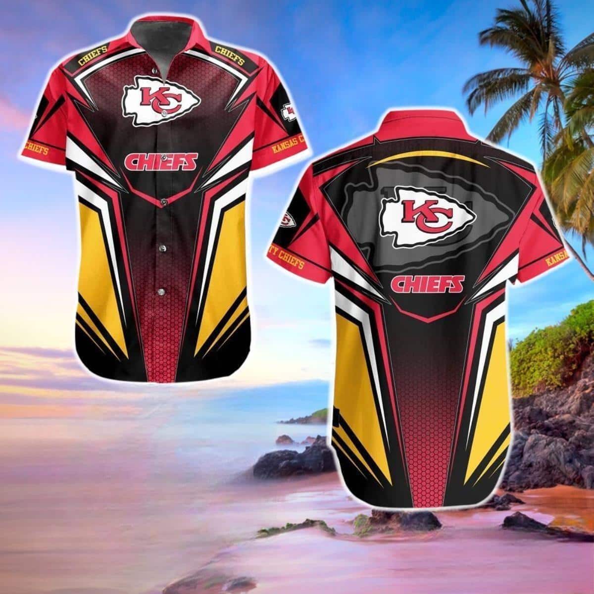 Aloha NFL Kansas City Chiefs Hawaiian Shirt Football Gift For Dad Aloha NFL Kansas City Chiefs Hawaiian Shirt Football Gift For Dad