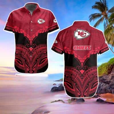 Aloha NFL Kansas City Chiefs Hawaiian Shirt Polynesian Pattern Summer Beach Gift Aloha NFL Kansas City Chiefs Hawaiian Shirt Polynesian Pattern Summer Beach Gift