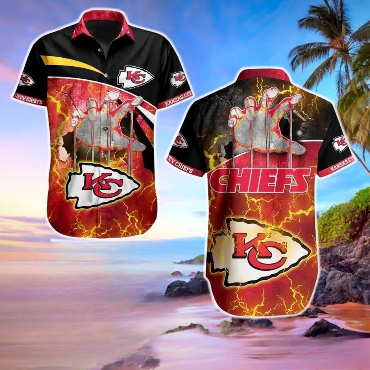 NFL Kansas City Chiefs Hawaiian Shirt Football Gift For Players